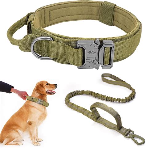 Jasonwell Collar Para Perro T Ctico Collares De Perro Militar Con