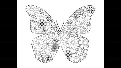 Fancy Flowers And Beautiful Butterflies Oui Color Coloring