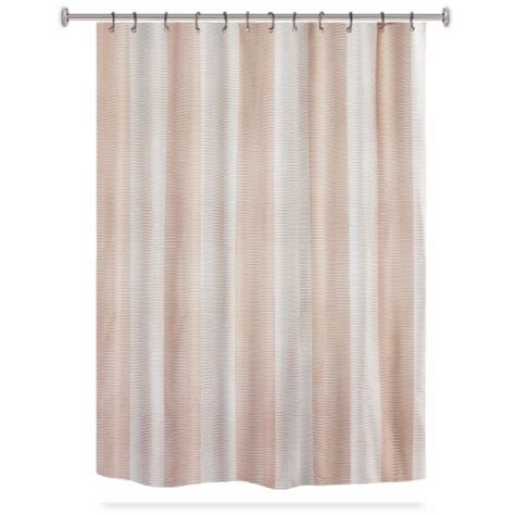 Fred Meyer Hd Designs Gleam Fabric Shower Curtain Blush 70 X 72 In