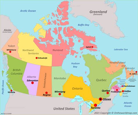 Map Canada Provinces And Capitals Get Map Update
