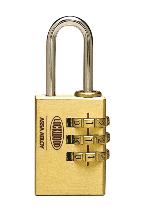 Lockwood Solid Brass 150 Series Combination Padlocks LOCKWOOD