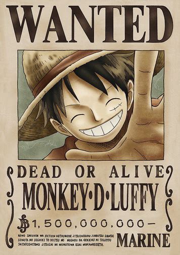 La serie relata las aventuras y desventuras del pirata monkey d. Image - Monkey D. Luffy's Current Wanted Poster.png | One ...