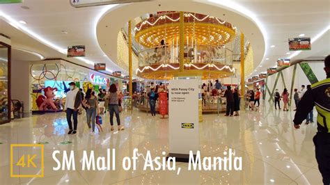 sm mall of asia manila philippines【4k】 youtube