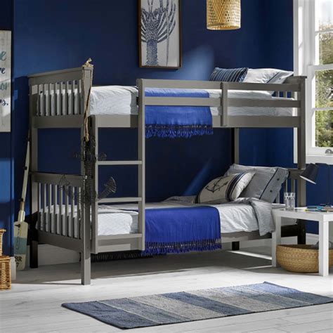 Leo Grey Bunk Bed Childrens Furniture Bunk Beds
