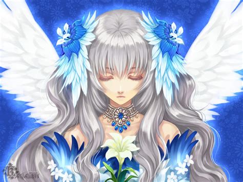 Anime Angel Girl By Galaxywolfgamerxd On Deviantart