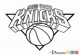 Knicks York Basketball Clipart Coloring Cliparts Library Sheets Clip Drawing sketch template