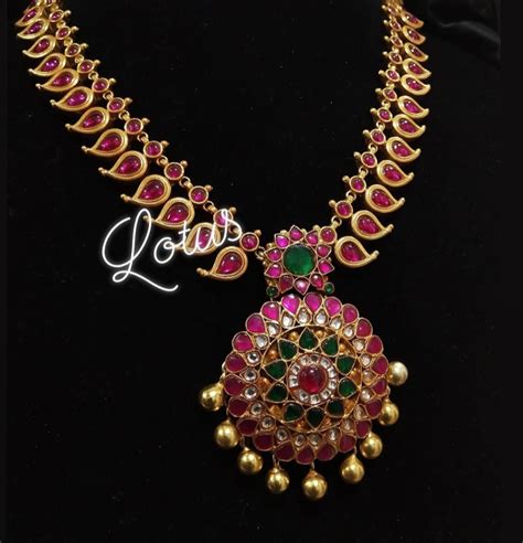 Pretty Silver Mango Necklace From Lotus Silver Jewellery South India Jewels