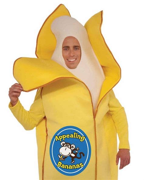 appealing banana adults funny fancy dress costume