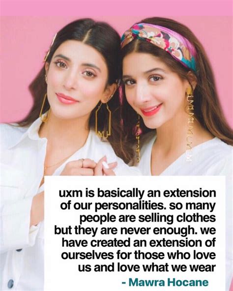 mawra and urwa photoshoot for their own new brand uxm dailyinfotainment