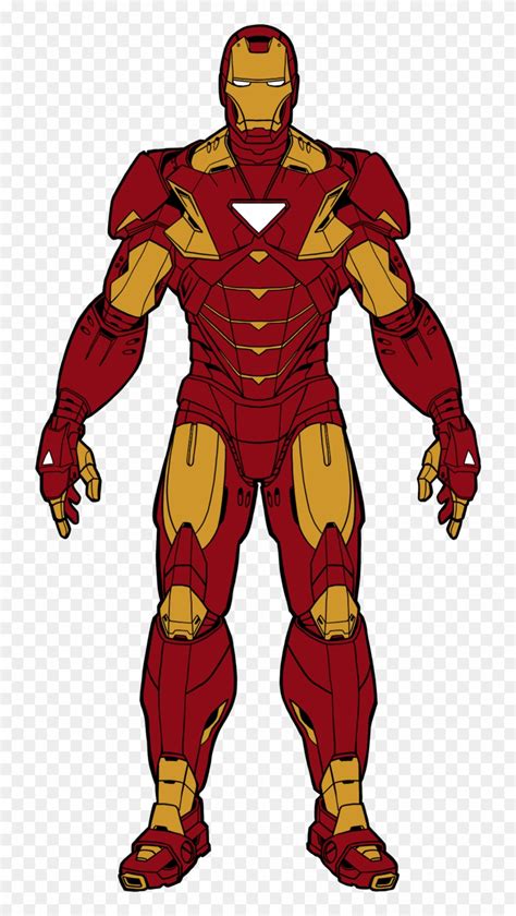 Collection Of Iron Man Body Drawing Full Body Iron Man