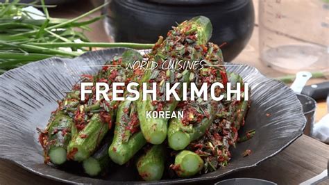 Korean Cuisine Fresh Kimchi Recipe