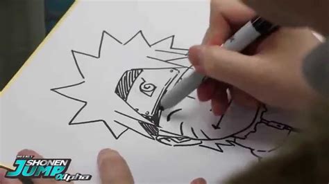 Naruto Masashi Kishimoto Official Creator Sketch Video By Shonen Jump