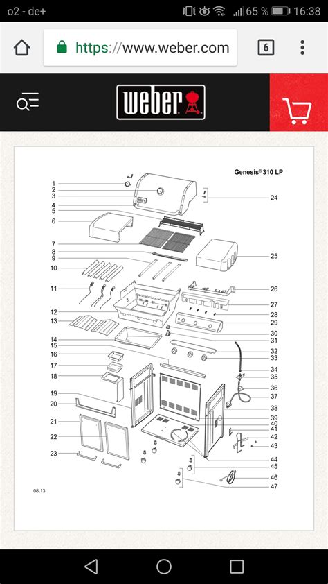 Bist du nicht in der lage dazu. Weber Genesis I E-310 / Gussrost Artikelnummer ...