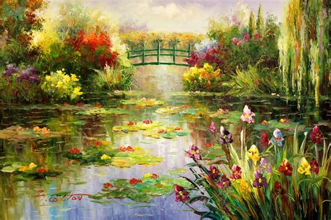 Happy Birthday To Claude Monet And Me Water Lilies Painting Fine Art Landscape Landscape