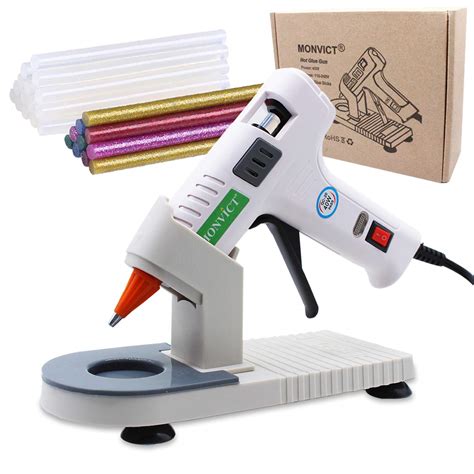 Buy Hot Glue Gun Monvict Glue Gun Kit With Detail Tip And 30 Glue Sticks Hot Glue Guns With