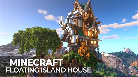 I Built An Awesome Floating Island House In Minecraft YouTube