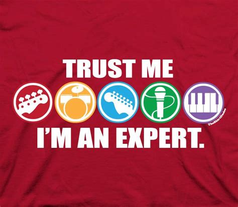 Trust Me Im An Expert Funny Guitar Hero Tee By Theshirtdudes Funny