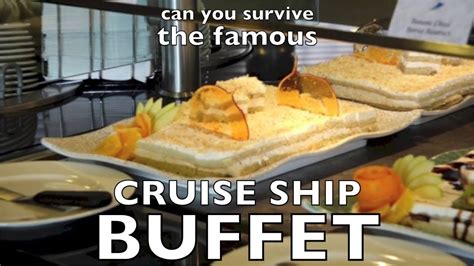 Can You Survive The Famous Cruise Ship Buffet Youtube