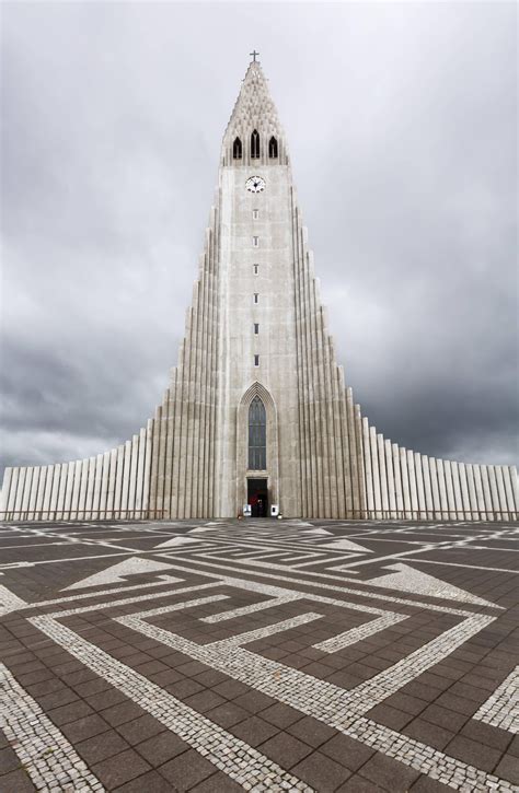 The Hallgrímskirkja Church In Reykjavík Iceland By Guðjón Samúelsson