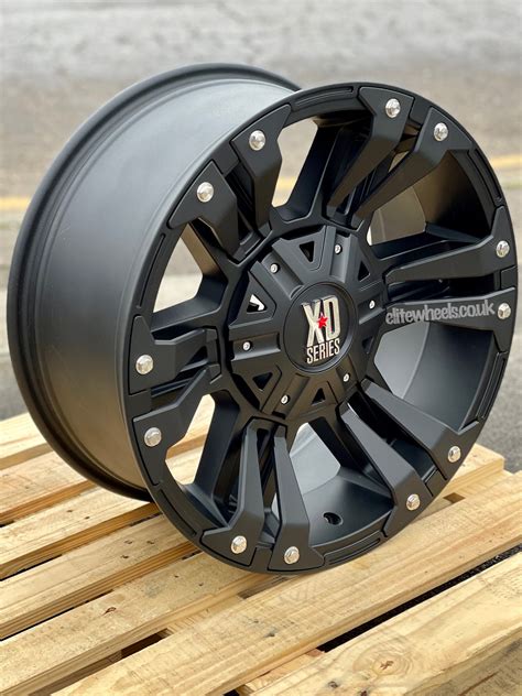 Xd822 Monster Ii Satin Black Alloy Wheels And Tyres