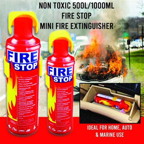 Original Portable Mini Car Stop Fire 1000ml500ml Fire Extinguisher