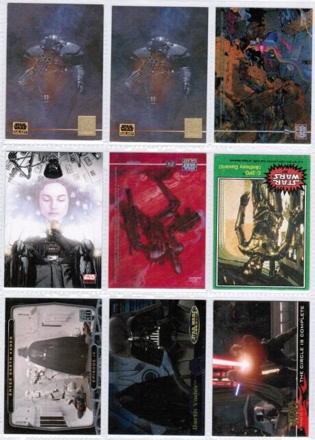 Chase star wars debit card. Star Wars Chase Insert Card Lot (Various Sets) 9 rare Cards | eBay