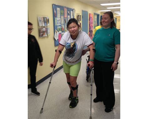 Teen With Cerebral Palsy Walks Through Intensive Pt