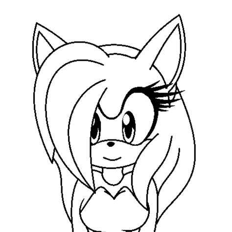 Amy Sonic Coloring Pages At Getcolorings Com Free Printable Colorings