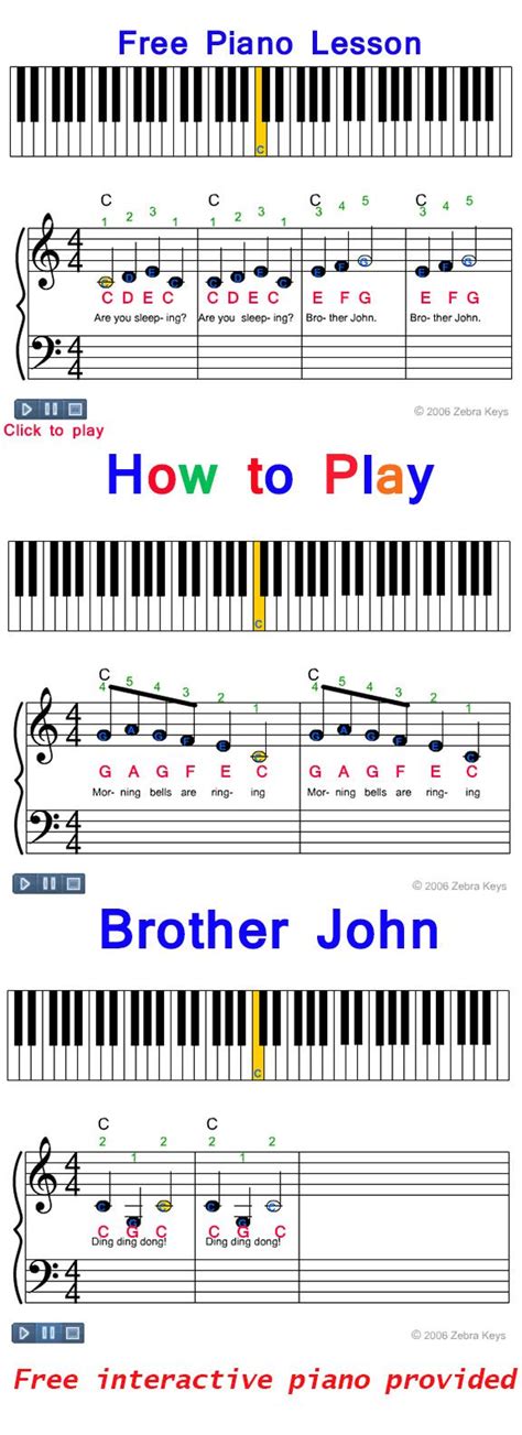 Free Beginner Piano Worksheets