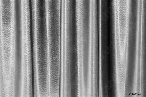 Grey Curtain Texture Pattern Background With Fabric Vintage Style