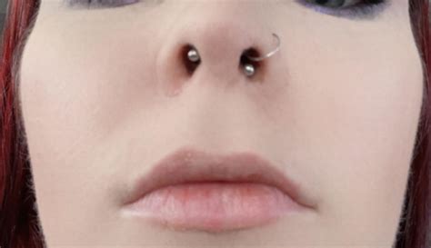 Is This Wonky Or Just Swelling I Got My Septum Down About Two Hours