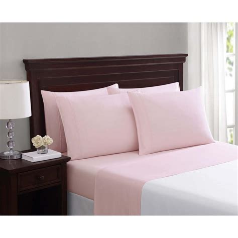 Truly Soft Everyday 6 Piece Blush Pink Solid 1400 Thread Count Blend