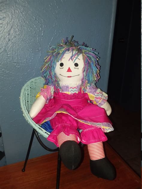 Classic 20 Raggedy Ann Hand Made Doll Rag Doll Vantage Etsy