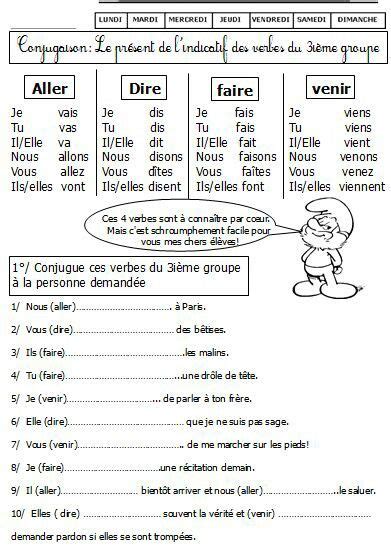 Verbes 3eme Groupe Exercice Exercice Verbe Exercice Grammaire 43554 Hot Sex Picture