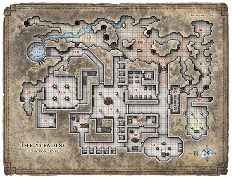 With these four maps you would be able to play through your battles in your adventures, for any tabletop fantasy rpg. Mike Schley | Map Downloads | Dungeon #197 - Steading of ...