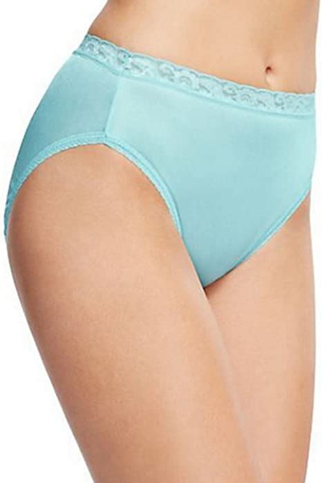 Hanes Womens Nylon Hi Cut Panties 6 Pack At Amazon Womens Clothing Store