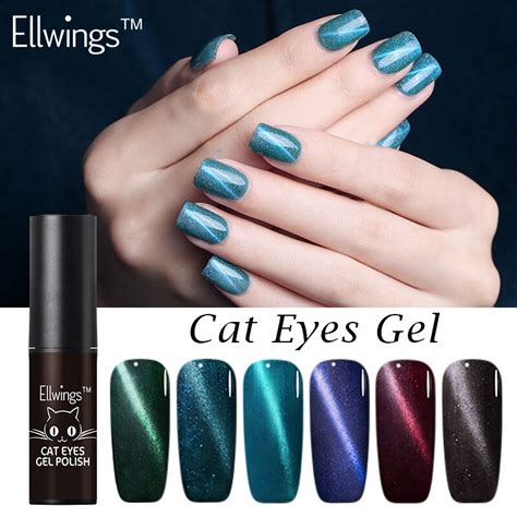 Ellwings Magnetic Cat Eyes Gel Nail Polish Led Uv Soak Off Gel Varnish