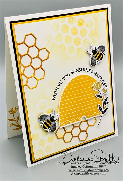 Honey Bee Card Bee Cards Honey Bee Stamps Bee Theme
