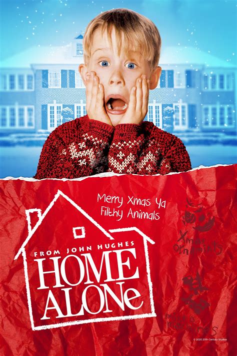 Home Alone Poster Template