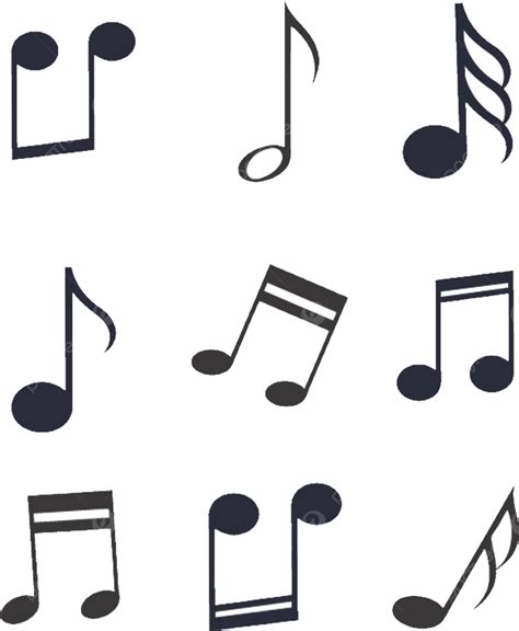 Material De Nota Musical Png Nota Espectral Símbolo Png Y Psd Para