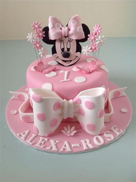 Mini Mouse 1st Birthday Cake Mini Mouse Birthday Cake Minnie Mouse Birthday Cakes Minnie