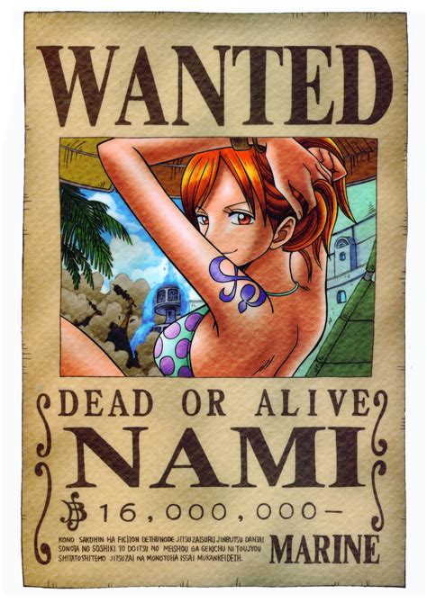 Nami Wanted By Juju On DeviantArt