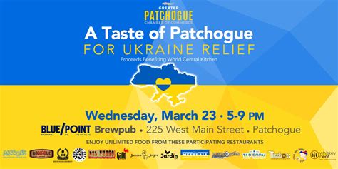 Taste Of Patchogue For Ukraine At Blue Point Brewery Patchogue