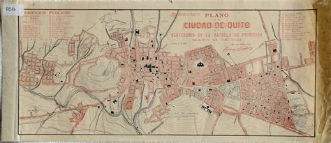 Quito 1922 Old Map Map Print Vintage Map