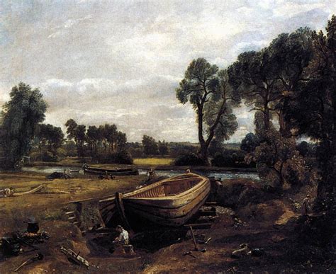 Barca In Costruzione Presso Flatford - John Constable - Arte Svelata | Blog di Giuseppe Nifosì
