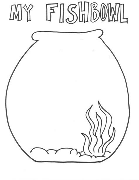 It is accessible for free. Fish Bowl Coloring Page Printable - Coloring Home