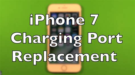 Here's how to clean an iphone charging port with simple tools. iPhone 7 Charging Port Lightning Replacement Repair How To ...