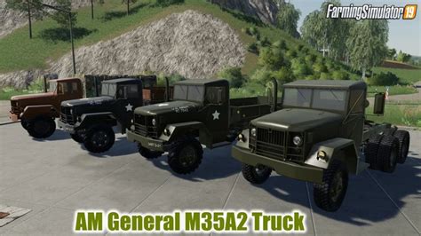 Am General M35a2 Truck V10 For Fs19 Military Vehicle Army Truck