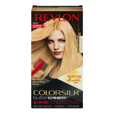 Revlon Colorsilk Buttercream Hair Color Light Golden Blonde Walmart