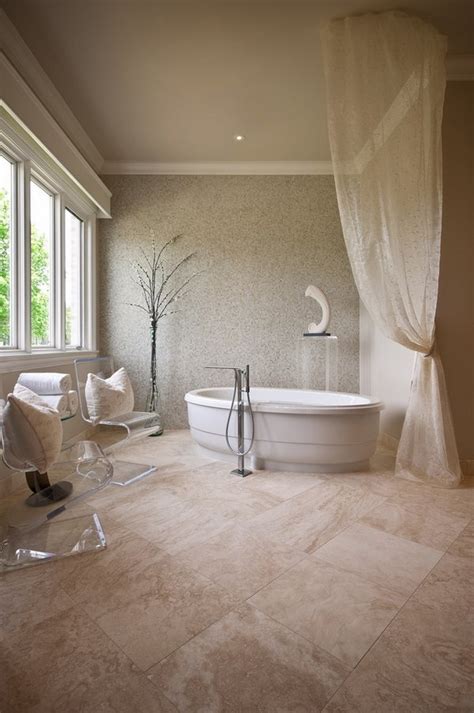 Ceramic tiles can be laid in the surface of bathroom floor tiles is normally glazed but unglazed is also available. Why choose travertine flooring - the pros and cons of ...